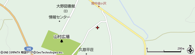 岩手県洋野町（九戸郡）大野（第６０地割）周辺の地図