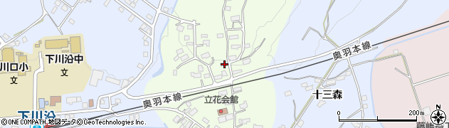 秋田県大館市立花塚ノ下48周辺の地図