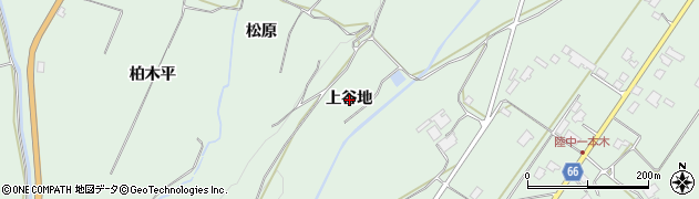 秋田県鹿角市十和田大湯（上谷地）周辺の地図