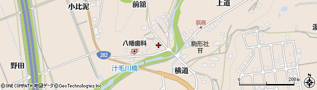 鹿角十和田建設技能組合周辺の地図