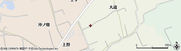 秋田県鹿角市十和田岡田大道14周辺の地図