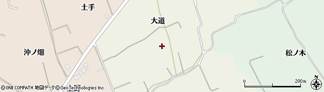 秋田県鹿角市十和田岡田大道23周辺の地図