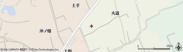 秋田県鹿角市十和田岡田大道15周辺の地図