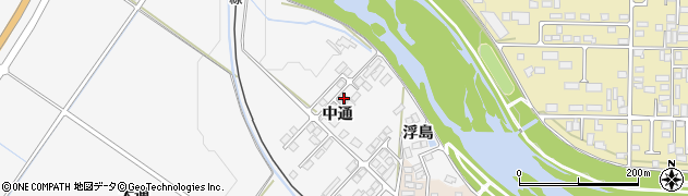 秋田県大館市片山中通35周辺の地図