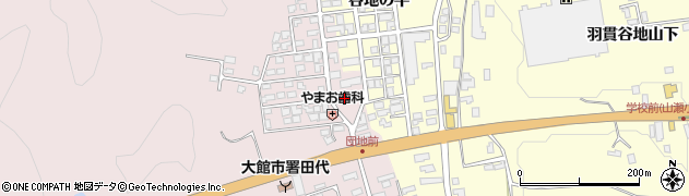 秋田県大館市早口深沢岱40周辺の地図
