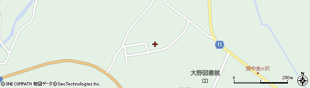 岩手県洋野町（九戸郡）大野（第６地割）周辺の地図