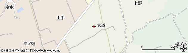 秋田県鹿角市十和田岡田大道19周辺の地図