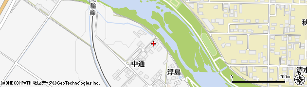 秋田県大館市片山中通49周辺の地図