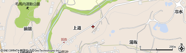 秋田県鹿角市十和田毛馬内上道45周辺の地図