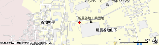 秋田県大館市岩瀬羽貫谷地山下68周辺の地図