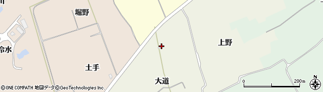 秋田県鹿角市十和田岡田大道39周辺の地図