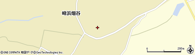 秋田県八峰町（山本郡）峰浜畑谷（大台軸）周辺の地図