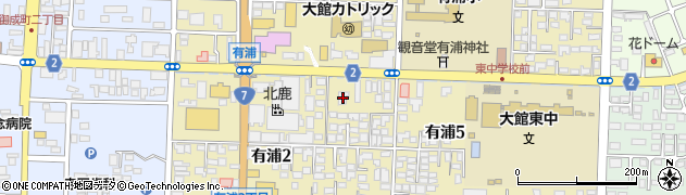 レストハウス有浦ふじ周辺の地図