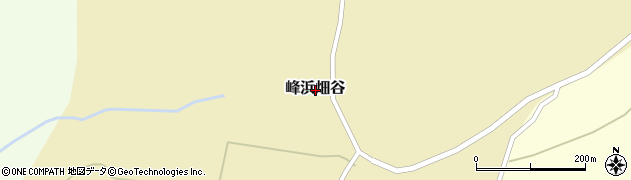 秋田県山本郡八峰町峰浜畑谷周辺の地図
