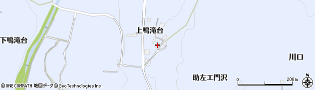 秋田県大館市川口下鳴滝沢102周辺の地図