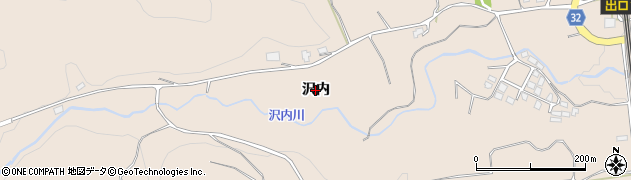 岩手県二戸市米沢（沢内）周辺の地図