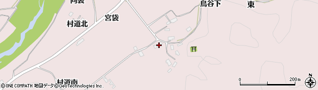 秋田県大館市東宮袋12周辺の地図