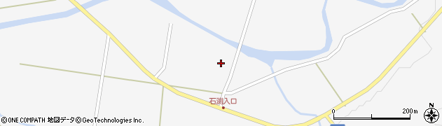 秋田県大館市雪沢蕷ケ岱周辺の地図
