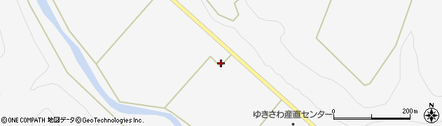 秋田県大館市雪沢楢木岱周辺の地図