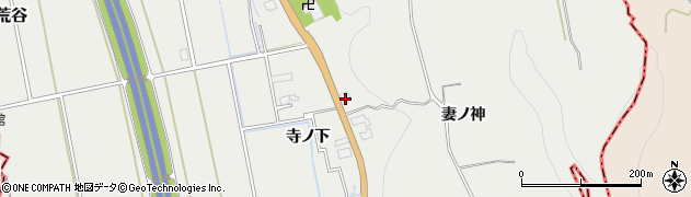 秋田県小坂町（鹿角郡）荒谷（寺ノ下）周辺の地図