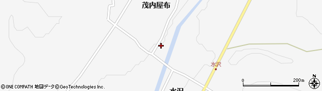 秋田県大館市雪沢茂内屋布126周辺の地図