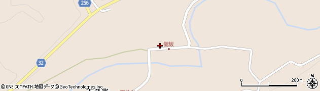 岩手県二戸市下斗米上台周辺の地図