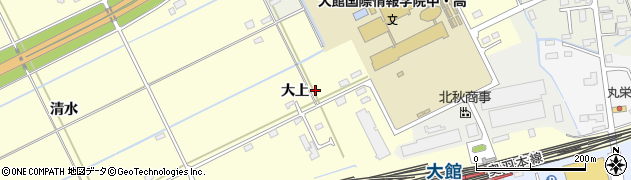 秋田県大館市松木大上78周辺の地図
