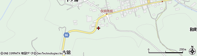 秋田県鹿角市十和田大湯大湯226周辺の地図