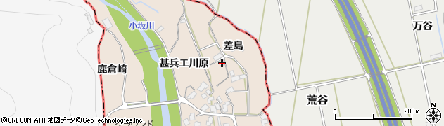 秋田県鹿角市十和田毛馬内差島14周辺の地図