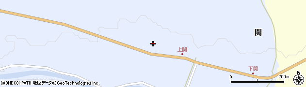 青森県三戸郡田子町関関周辺の地図