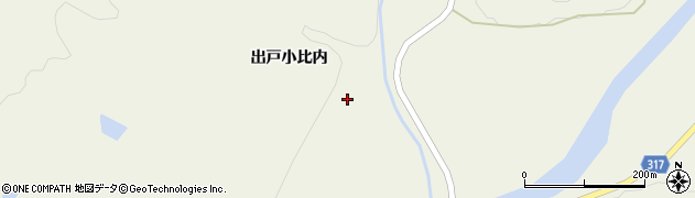 秋田県山本郡藤里町藤琴出戸小比内15周辺の地図