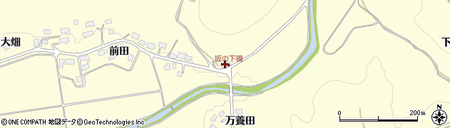 秋田県鹿角市十和田山根（森崎）周辺の地図