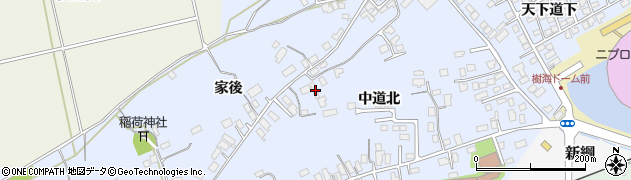秋田県大館市下代野中道北66周辺の地図