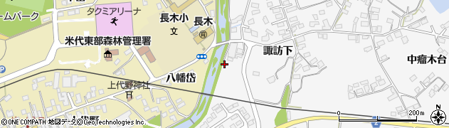 秋田県大館市大茂内諏訪下48周辺の地図