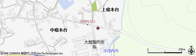 秋田県大館市大茂内（上瘤木台）周辺の地図
