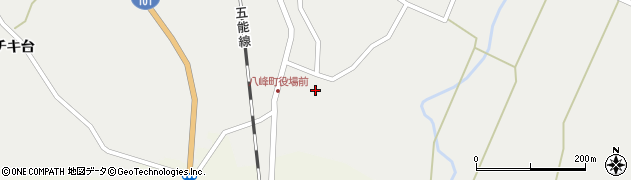 秋田県山本郡八峰町峰浜水沢三ツ森カッチキ台周辺の地図