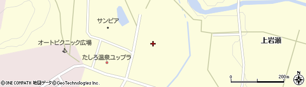 秋田県大館市岩瀬上岩瀬上野周辺の地図