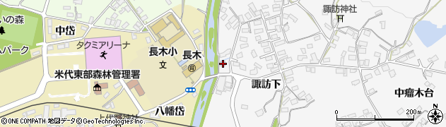 秋田県大館市大茂内諏訪下38周辺の地図