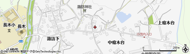 秋田県大館市大茂内諏訪下170周辺の地図