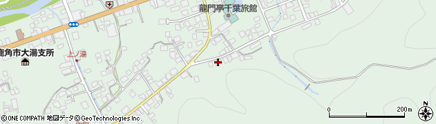 秋田県鹿角市十和田大湯大湯97周辺の地図