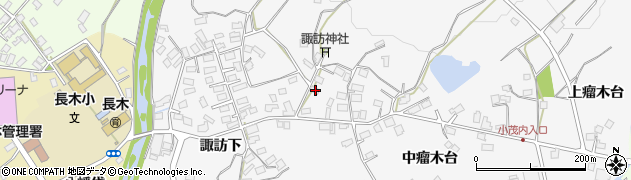 秋田県大館市大茂内諏訪下184周辺の地図