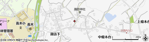 秋田県大館市大茂内諏訪下186周辺の地図