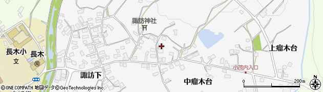 秋田県大館市大茂内諏訪下172周辺の地図