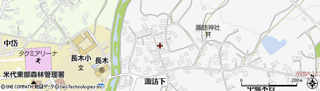 秋田県大館市大茂内諏訪下137周辺の地図
