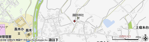 秋田県大館市大茂内諏訪下86周辺の地図