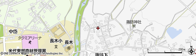 秋田県大館市大茂内諏訪下135周辺の地図