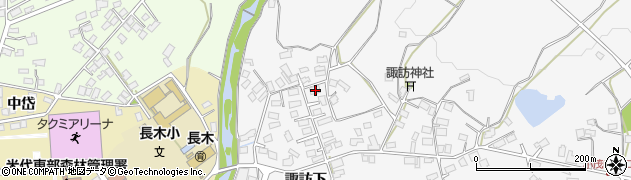 秋田県大館市大茂内諏訪下134周辺の地図