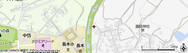 秋田県大館市大茂内諏訪下1周辺の地図