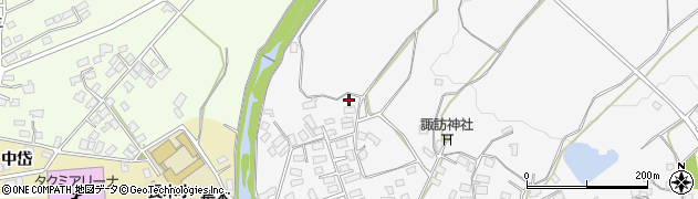 秋田県大館市大茂内諏訪下127周辺の地図