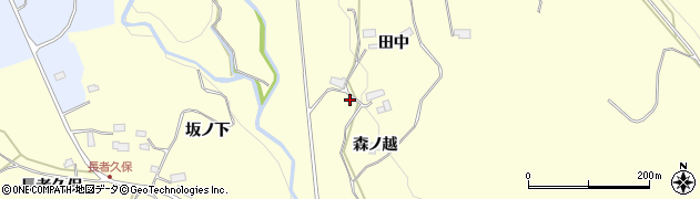 秋田県鹿角市十和田山根田中4周辺の地図